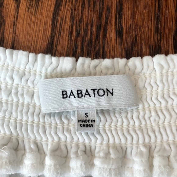 Babaton white off the shoulder top - Picture 2 of 2